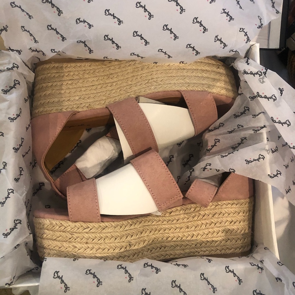 Dusty rose espadrilles - Picture 4 of 5